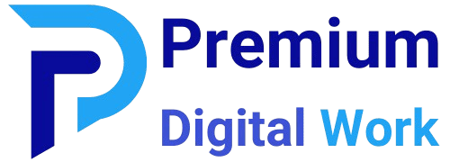 Bedava Website Ana Sayfa Güven Bölümü ve Ücretsiz Hosting ve Domain Sayfası Mutlu Müşterilerimiz Bölümü Premium Digital Work logosu